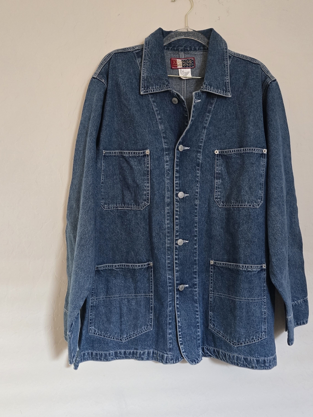 NWT Vintage Jordache America Denim Chore Jacket Mens L Barn Coat Workwear Deadst